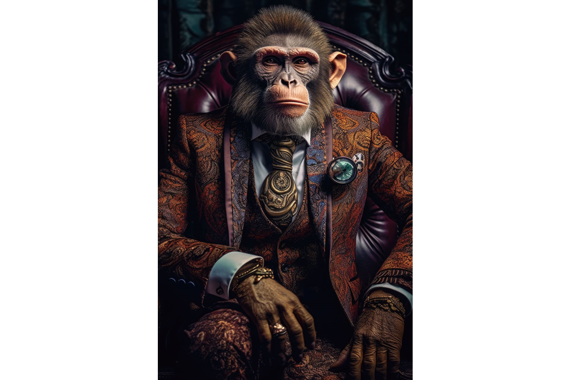Monkey Wall Art main image 1