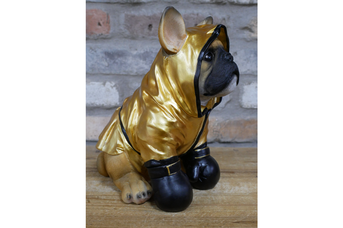 Boxing Dog - Gold