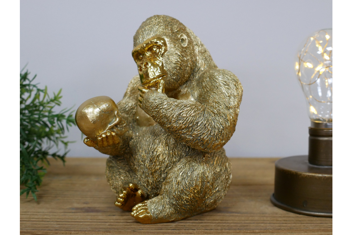 Biglietto Di Auguri Compleanno Quadrato - Design Gorilla Umoristico Con L 648941