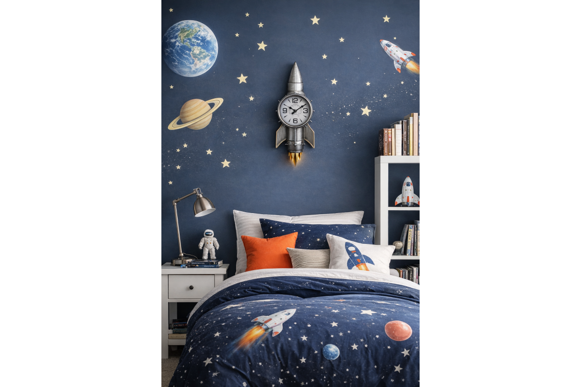 Space Rocket Clock