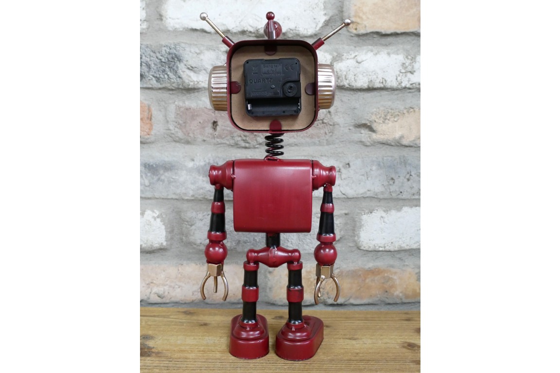 Red Robot Clock