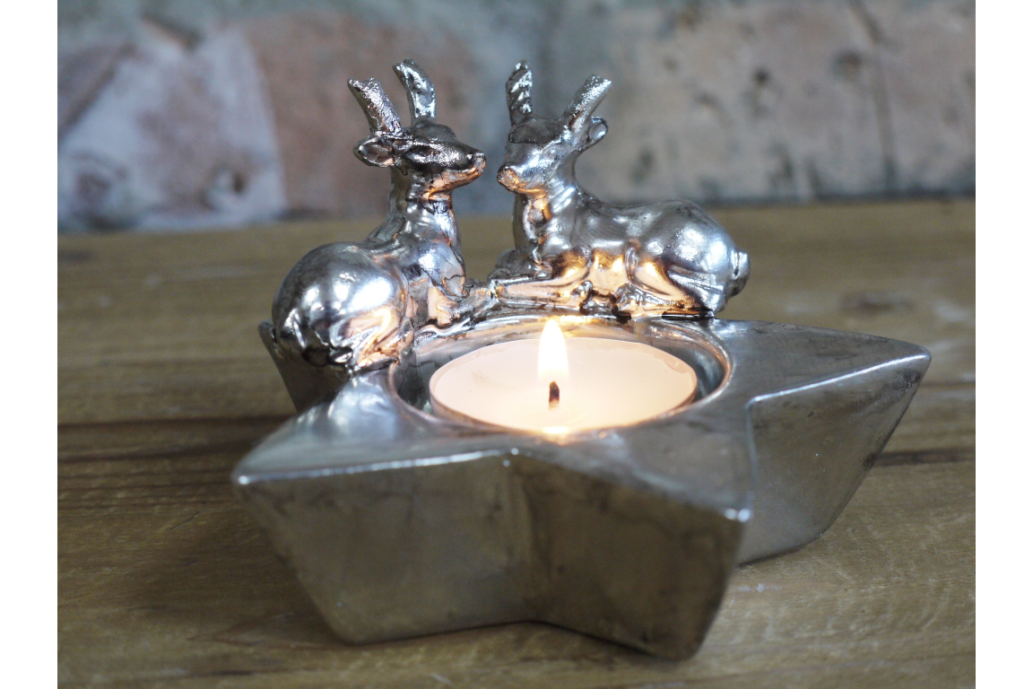Stag Candle Holder