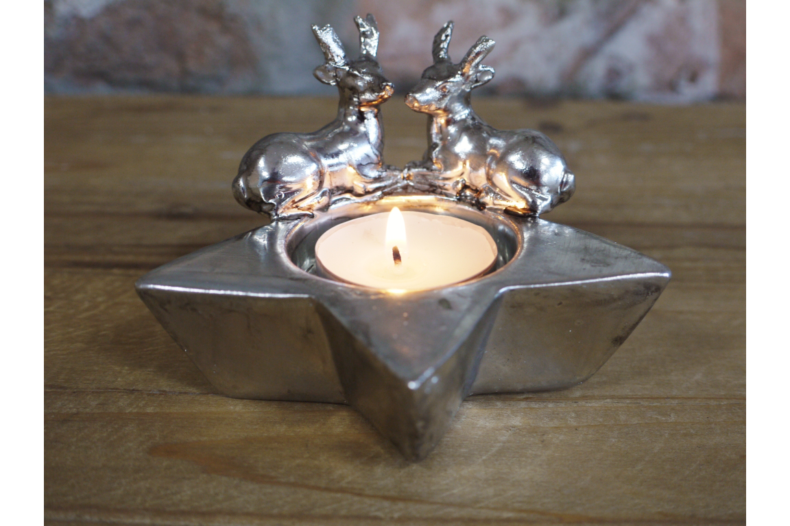 Stag Candle Holder