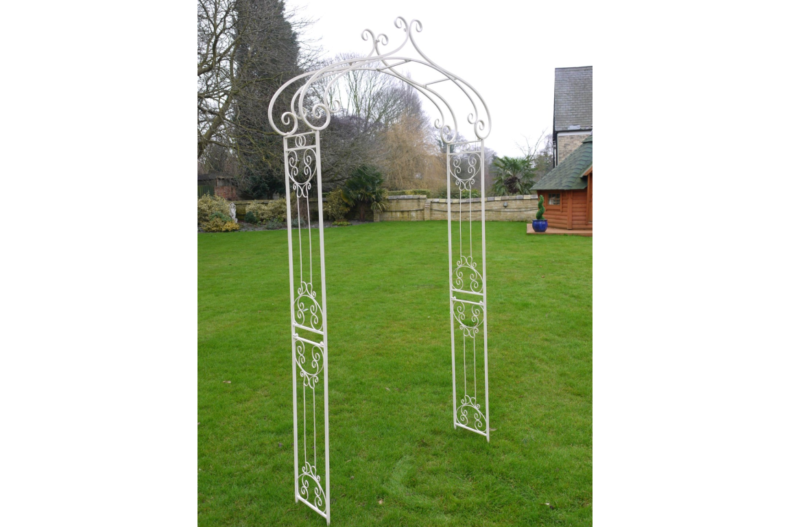 Antique Cream Garden Arch