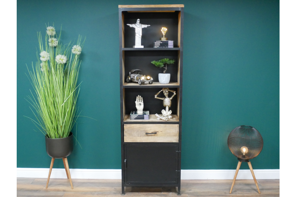 Large Industrial Bookcase / Shelves