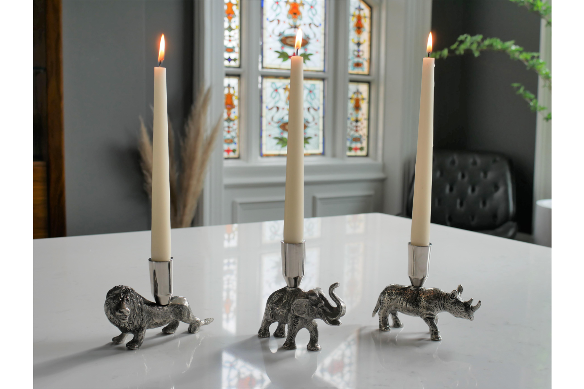 Lion Candle Holder