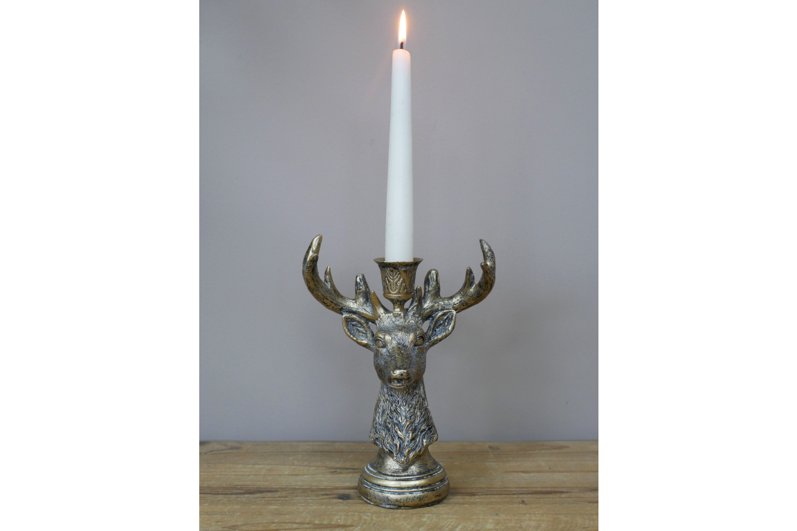 Stag Candle Holder