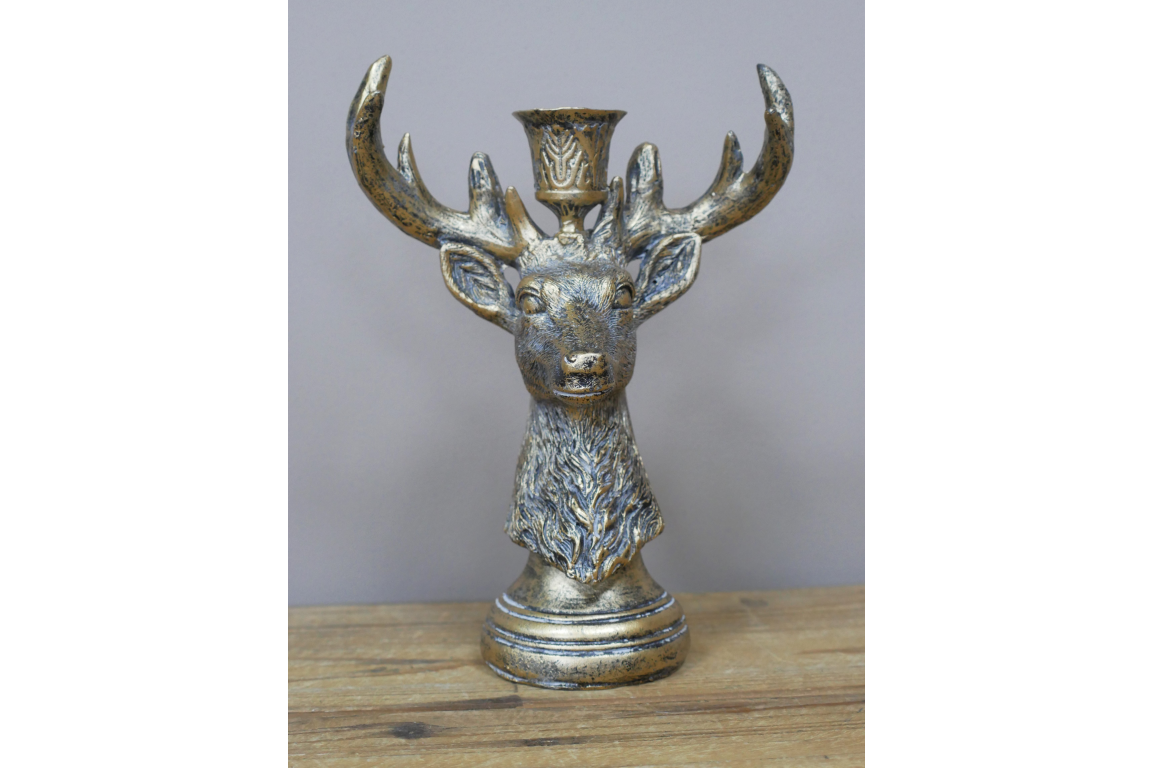 Stag Candle Holder
