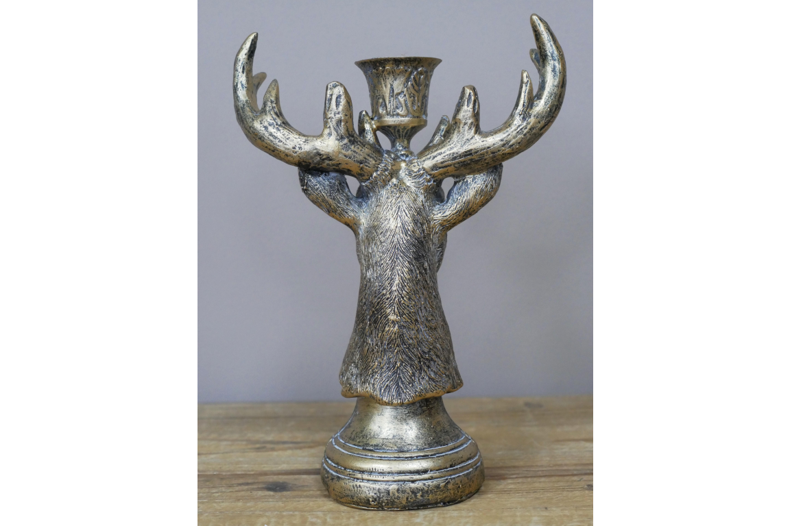 Stag Candle Holder