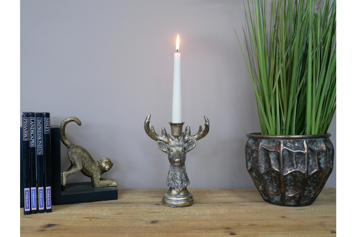Stag Candle Holder