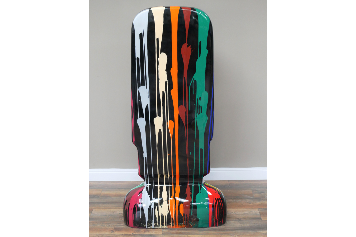 Multi Colour Easter Island Head