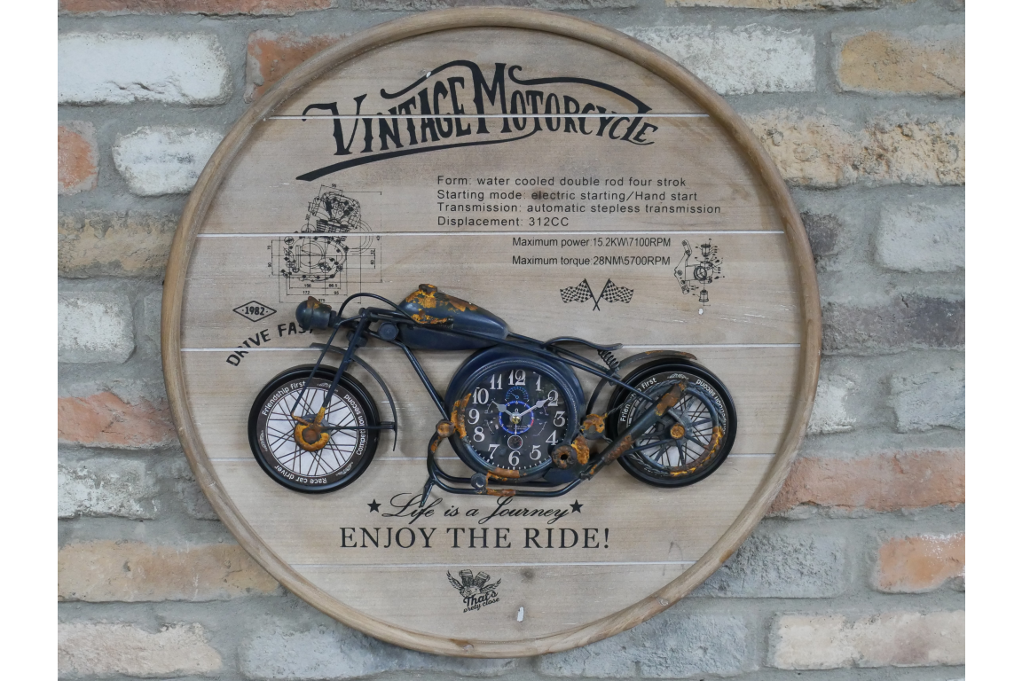 Motorbike Clock