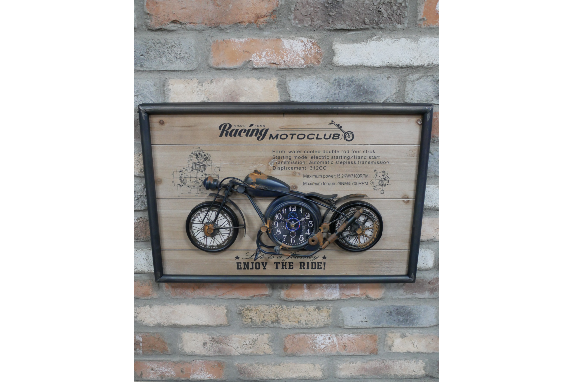 Motorbike Clock