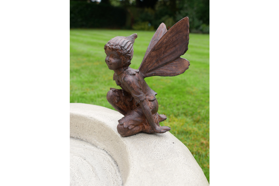 Bird Bath With Fairies