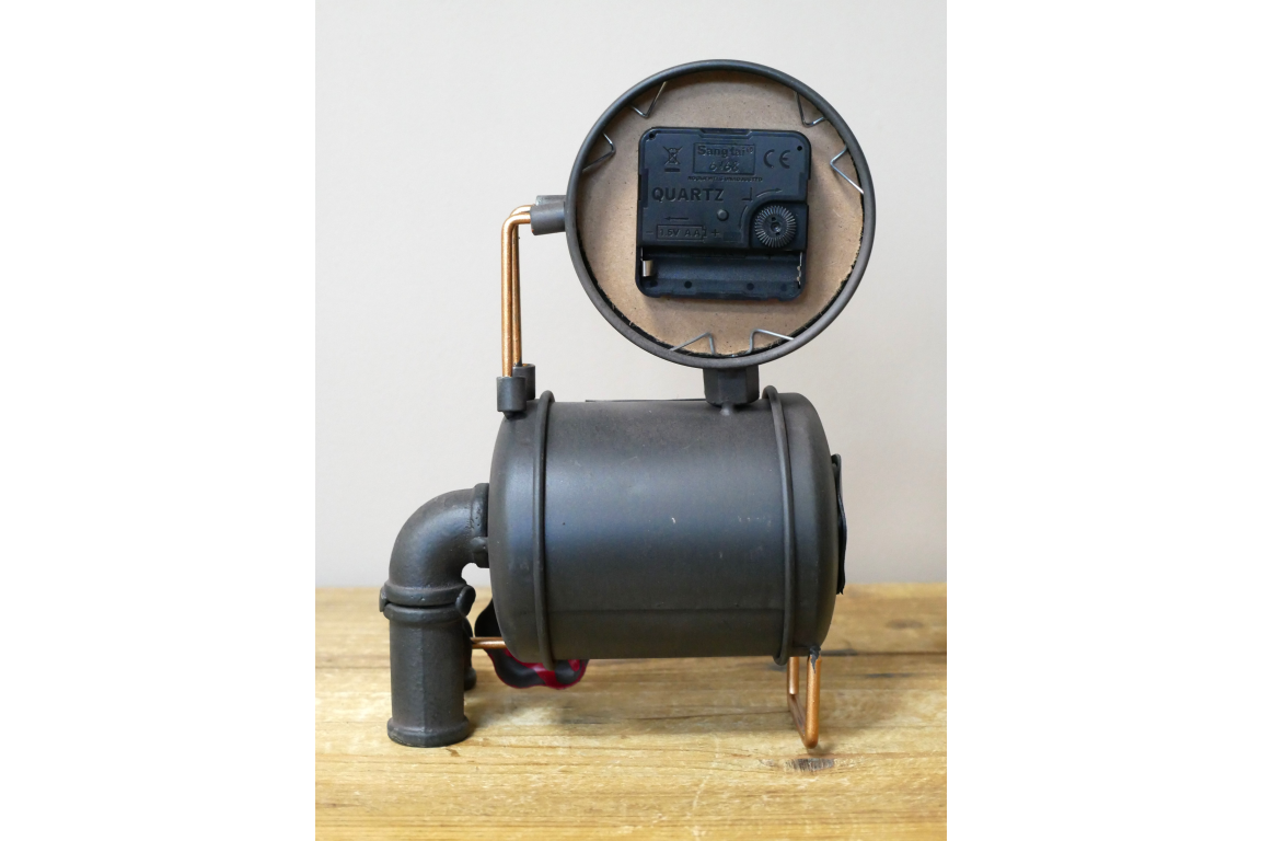 Pipe Clock & Money Bank